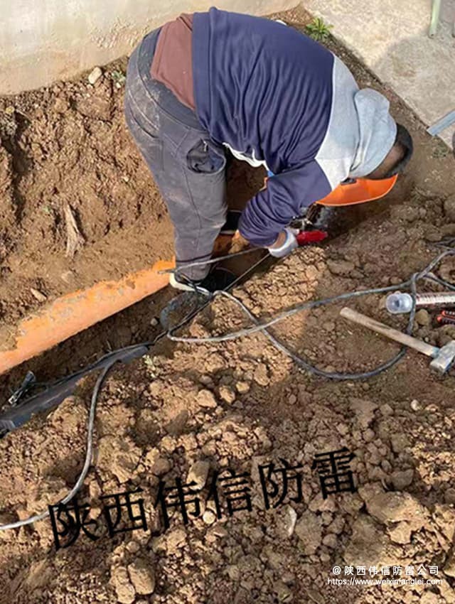 陕西嘉禾药业罐区防雷接地工程项目