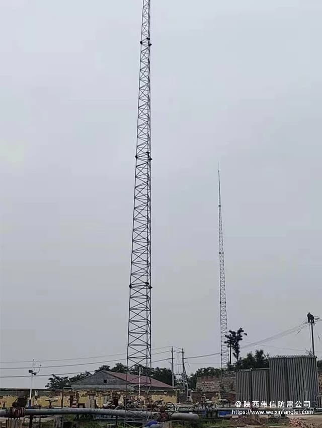 陕西宝鸡某天然气调压站防雷工程项目